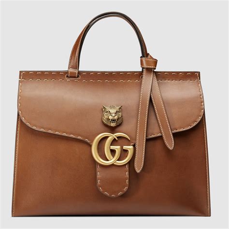 gucci brown purss bags for women|vintage Gucci brown leather handbag.